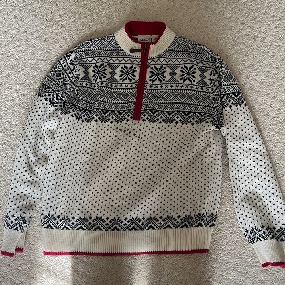 LL BEAN knit sweater kids